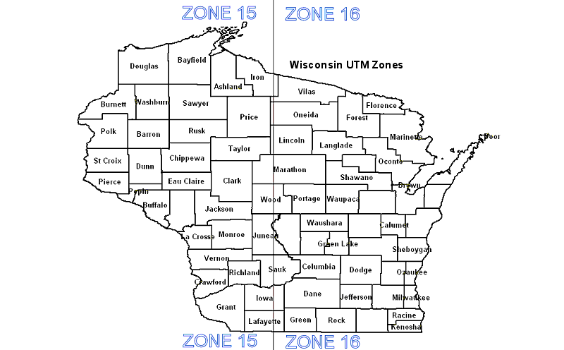 Nad83 Utm Zones